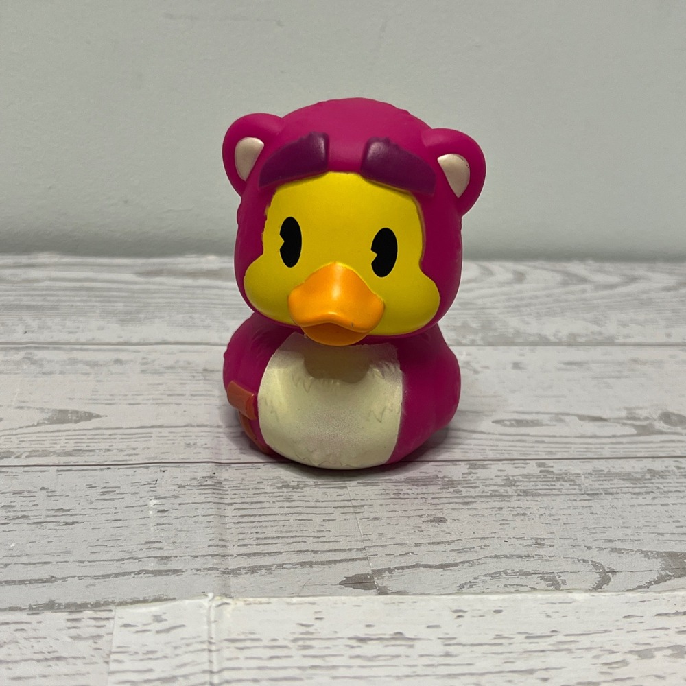 Disney Pixar Toy Story Lotso Huggin Bear Rubber Duck Just Play Pink Figure
